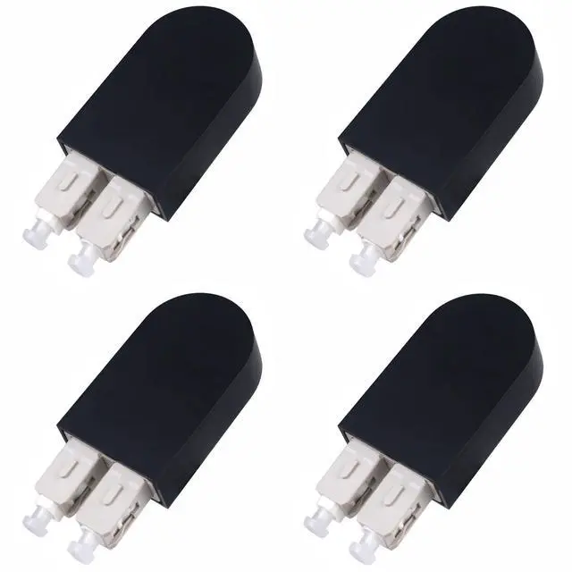 Main image of 4-Pack SC/OM2 Fiber Optic Loopback Adapter Multimode 50/125 Optical Cable Test Adapter Connector for Testing Applications