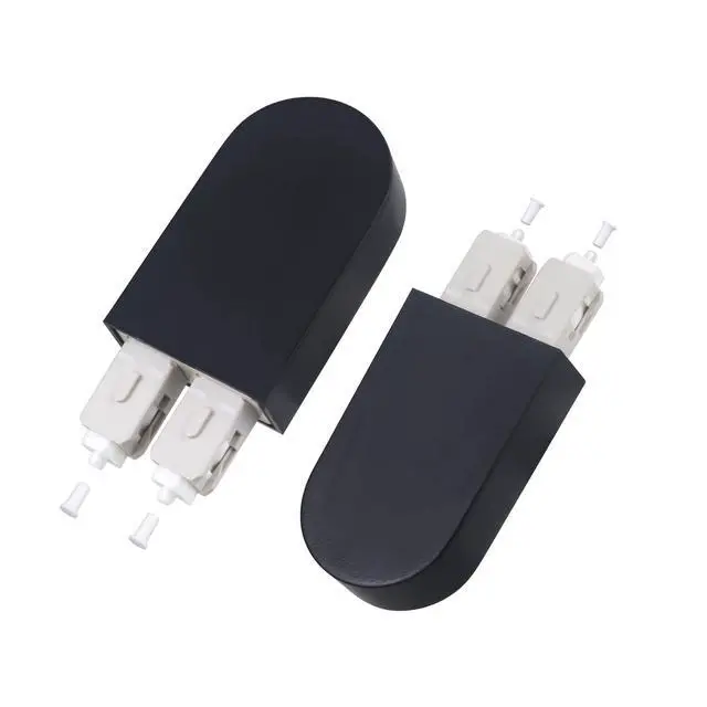 Alt view image 4 of 4 - 4-Pack SC/OM2 Fiber Optic Loopback Adapter Multimode 50/125 Optical Cable Test Adapter Connector for Testing Applications