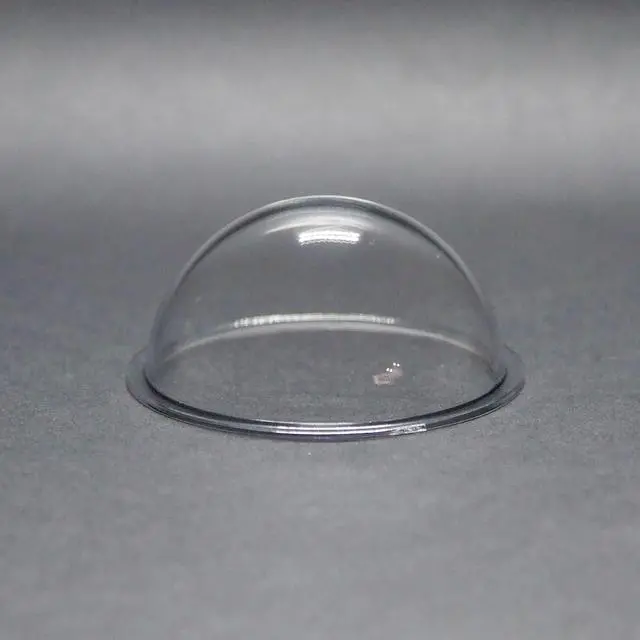 Main image of KAYNEY Acrylic Dome with Flange Clear Plastic Hemisphere Transparent Case for CCTV, Camera Lens, Jewelry, Collectibles & Miniatures Dustproof Cover for Delicate Items (2.0inch / 50mm)