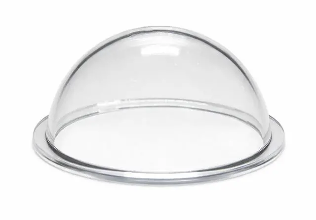 Main image of KAYNEY Acrylic Dome with Flange Clear Plastic Hemisphere Transparent Case for CCTV, Camera Lens, Jewelry, Collectibles & Miniatures Dustproof Cover for Delicate Items (1.6inch / 40mm)