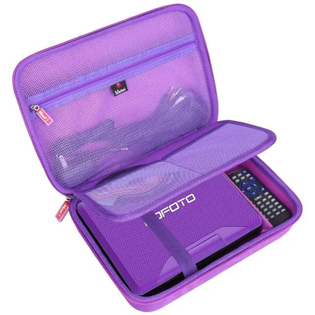 Alt view image 2 of 6 - Hard Storage Case Compatible with pofoto 9.5" / YOTON 9.5" / WONNIE 9.5" Portable DVD Player, Portable Storage Case for DVD Player, Case Only