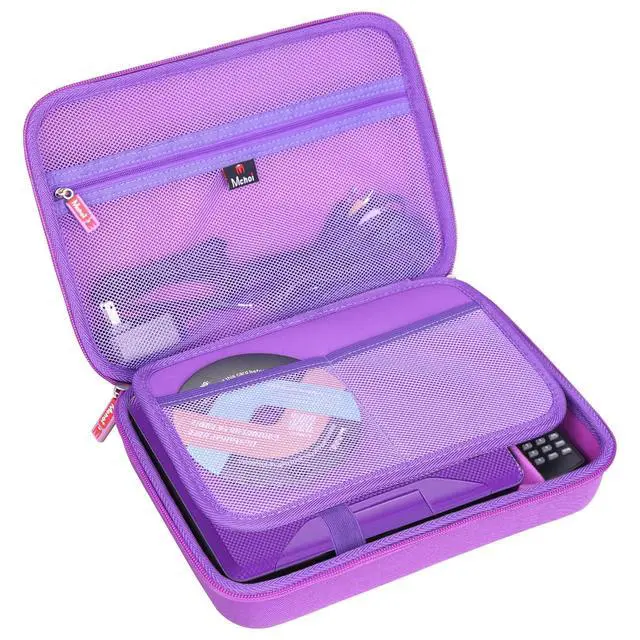 Alt view image 3 of 6 - Hard Storage Case Compatible with pofoto 9.5" / YOTON 9.5" / WONNIE 9.5" Portable DVD Player, Portable Storage Case for DVD Player, Case Only