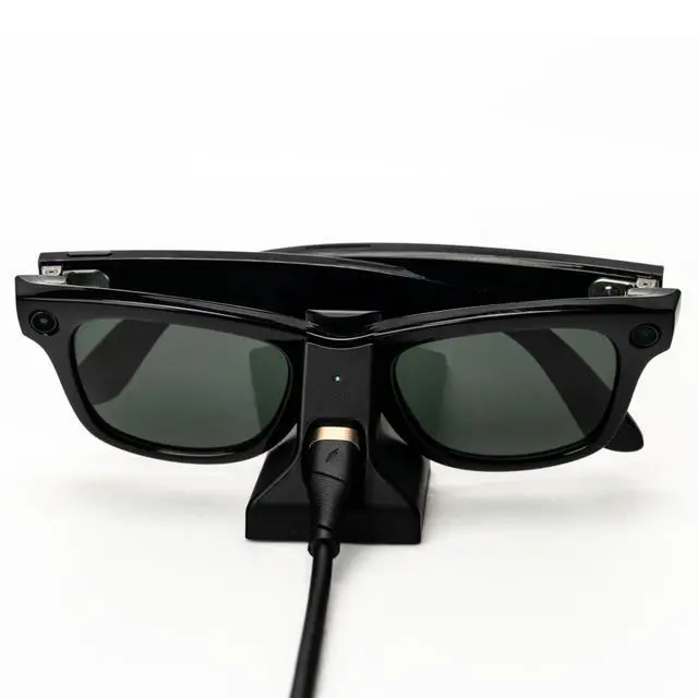 Alt view image 6 of 6 - JUICEDUP Smart Charging Stand Compatible with Meta Ray-Ban & Oakley Elegant & Secure, Designed for Wayfarer (Standard & Large) / Oakley HSTN/Skyler/Headliner