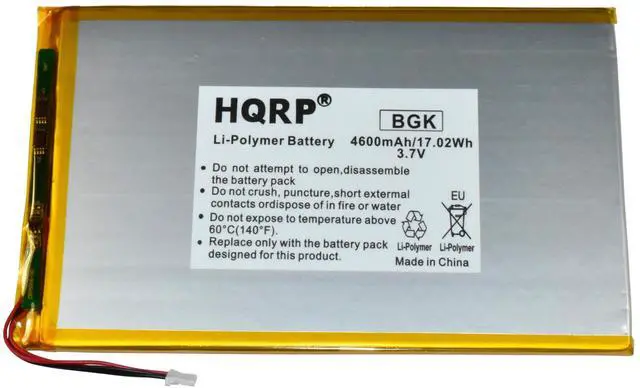 Main image of Battery Compatible with RCA 10-Inch Viking Pro RCT6303W87 RCT6303W87DK RCT6K03W13 Tablet PT3090135 3.7v 4Ah 4600mAh