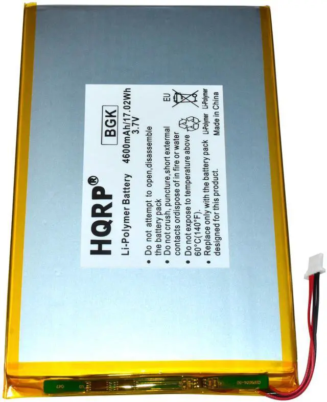 Alt view image 2 of 6 - Battery Compatible with RCA 10-Inch Viking Pro RCT6303W87 RCT6303W87DK RCT6K03W13 Tablet PT3090135 3.7v 4Ah 4600mAh