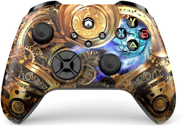 Main image of Wireless Controller for Xbox Series X|S, Xbox One & PC, Bluetooth, 4 Vibration Motors, Turbo, Macro, 3.5mm Headphone Jack Steampunk - Upgrading with a PC Before Connecting to X-Box