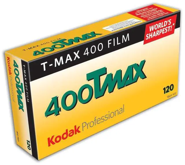 Main image of 856 8214 Professional 400 Tmax Black and White Negative Film 120 (ISO 400) 5 Roll Pack