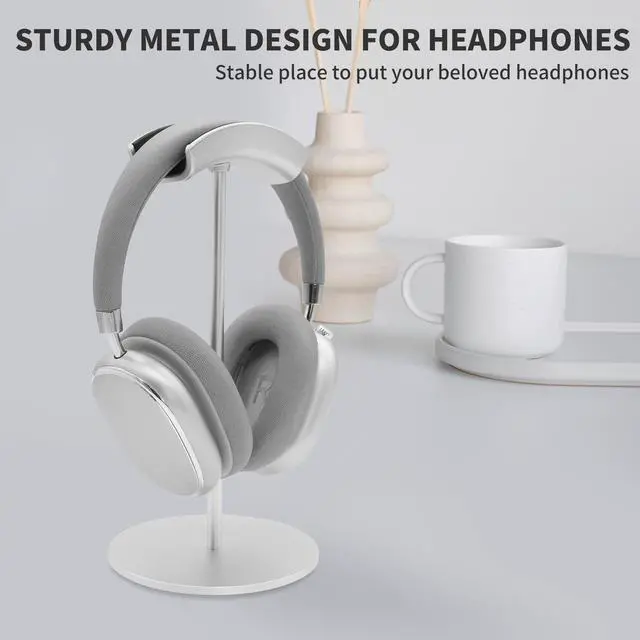 Alt view image 4 of 6 - Headphone Stand,Metal Headset Holder for Space-Saving and Display