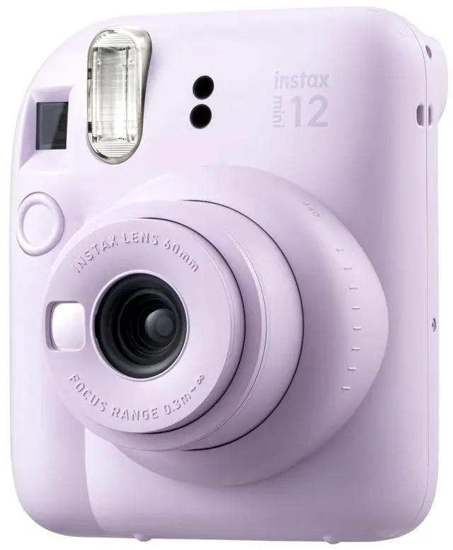 Alt view image 3 of 6 - INSTAX Mini 12 Instant Film Camera | Lilac Purple Bundled with Instax Accessory Bundle + Cleaning Cloth (8 Items)