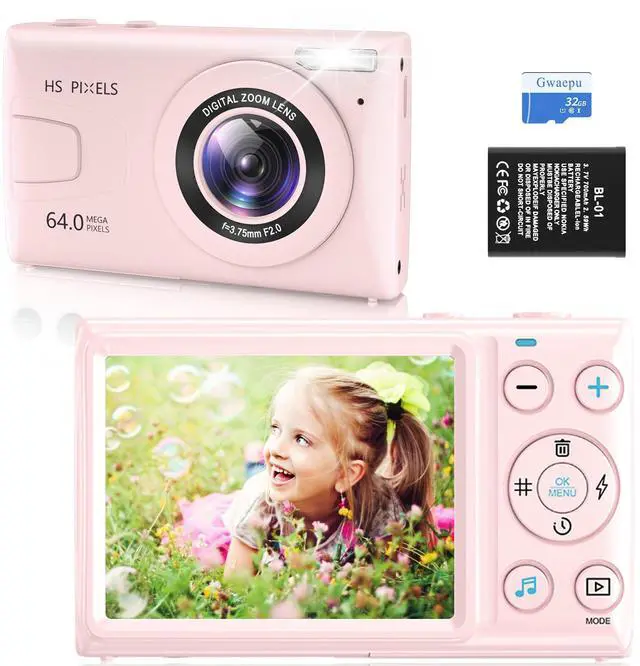 Main image of Digital Camera FHD 1080P Digital Point and Shoot Camera with 18X Zoom Anti Shake, 48MP Compact Small Vlogging Camera for Boys Girls Kids Teens Adult Beginner