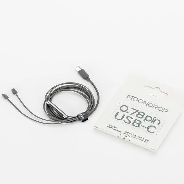 Alt view image 3 of 3 - Earphone Cable Applicable to Old Fashioned Headphone 0.78mm (Type C Plug)