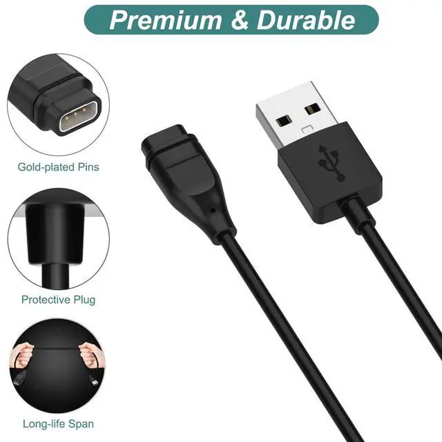 Alt view image 5 of 6 - Charger for Coros Pace 3, Pace 2, Apex, Apex Pro, Vertix, Vertix 2 | USB Charging Cable & 90 Degree USB C Adapter for Coros Pace 2/3, Apex Pro, Vertix 2 Smart Watch
