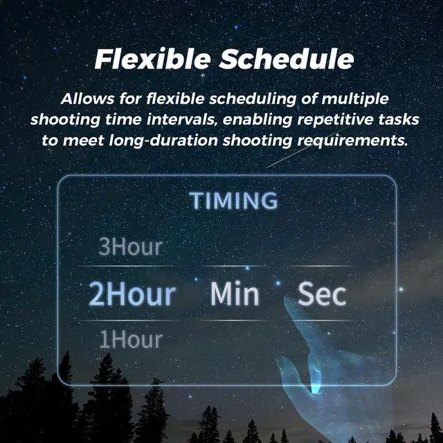Alt view image 4 of 5 - 1080P Time Lapse Camera Macro Focus Wi-Fi App Control 16GB Card | Timelapse Video Camera for Indoor Weather Plant Growth FHD APP Control Remote Access Live Preview Flexible Schedule