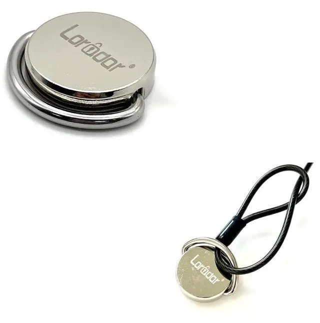 Main image of Stainless Steel Security Anchor Base Plate,Desk Mount Anchor D Ring Hooks for Laptop Cable Locks (1 Pack)