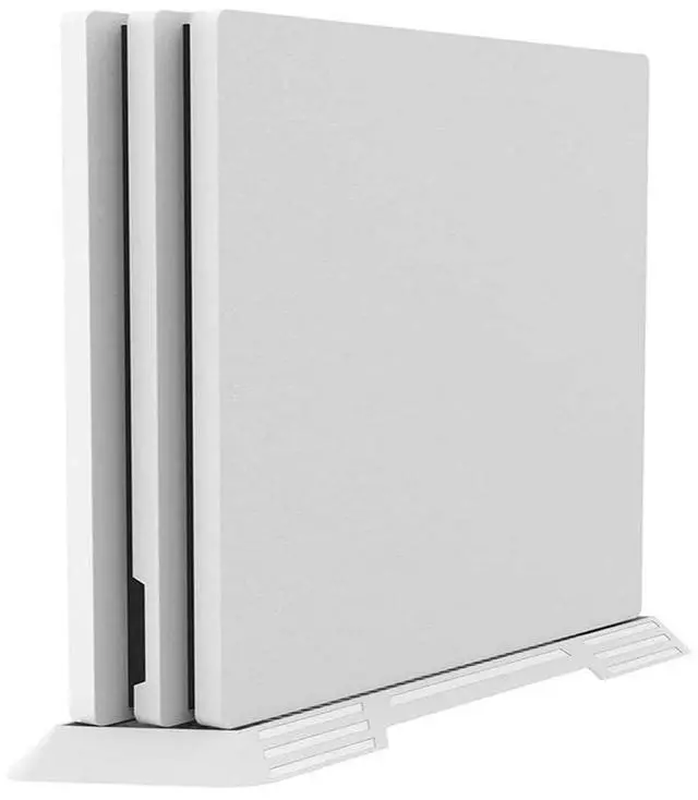 Main image of Vertical Stand for PS4 Pro, Built-in Cooling Vents and Non-Slip Feet Steady Base Mount Holder for PlayStation 4 Pro Console, White
