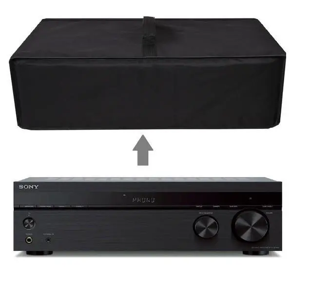 Alt view image 2 of 6 - Heavy Duty Nylon Dust Cover for Sony STRDH190/STRDH590/Onkyo TX-8220 Stereo Receiver - Water-Resistant