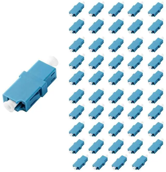 Main image of 50Pcs LC-UPC Fiber Optical Cable Coupler Simplex Adapter Short Connector