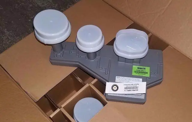 Alt view image 3 of 5 - DirecTV swm5-21 Tuner UltraHD lnb for Slimline Dish 5d2rblnb