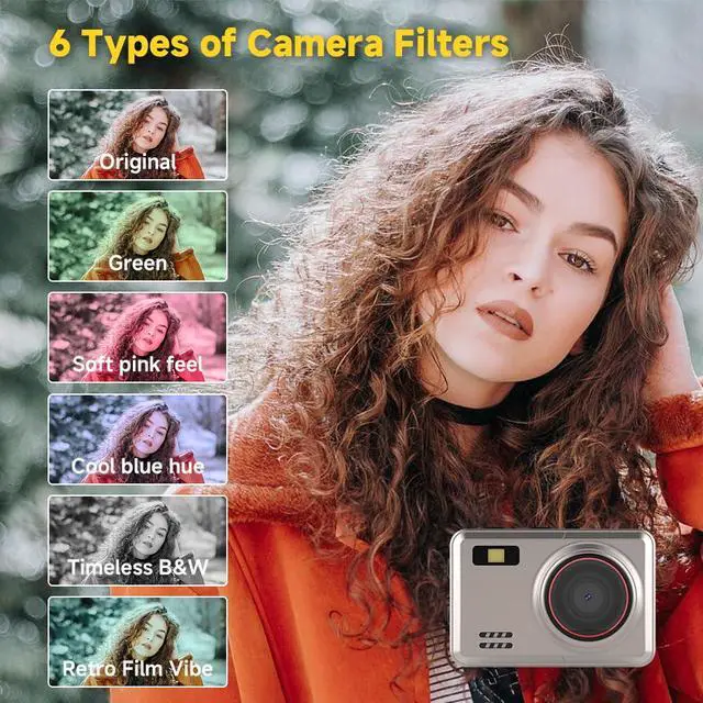 Alt view image 4 of 6 - Mini Keychain Camera Digital with 32G Card, Upgraded Metal Case, 1080P Camcorder 0.96 HD Display, Pocket Tiny Camera Gadget for Teens, Kids, Adult Beginners Travel, Vlog & Birthday Party Gifts