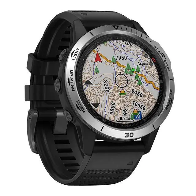 Alt view image 3 of 6 - Watch Bezel Compatible for Garmin Fenix 6/6 Pro Bezel Ring, Stainless Steel Watch Bezel Loop Adhesive Cover Scratch Resistant Protection Metal Bezel Styling Dial Circle for Garmin Fenix 6/6 Pro