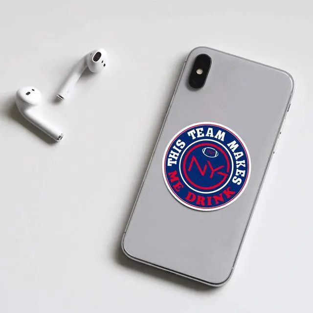 Alt view image 3 of 4 - 26PCS New York Stickers Pack Giant New York Football and Rugby Decals for Water Bottle, Laptop, Car, Helmet, Scrapbook Waterproof Vinyl New York Gifts for Kids Teens Adults Fans Cool Stickers