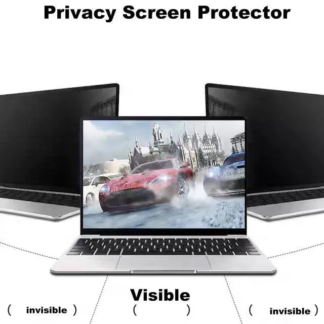 Alt view image 2 of 6 - 14 Inch Laptop Privacy Screen Protector Designed for HP Envy/Dell/Asus/Acer/Samsung/Lenovo,Matte Eye Protection Anti Glare Anti peep Film for All 14" with 16:9 Aspect Ratio Laptop