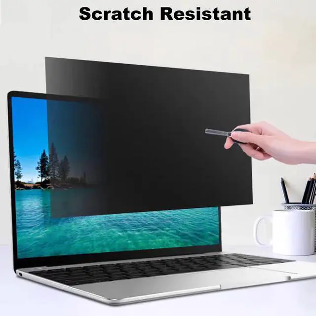 Alt view image 5 of 6 - 14 Inch Laptop Privacy Screen Protector Designed for HP Envy/Dell/Asus/Acer/Samsung/Lenovo,Matte Eye Protection Anti Glare Anti peep Film for All 14" with 16:9 Aspect Ratio Laptop