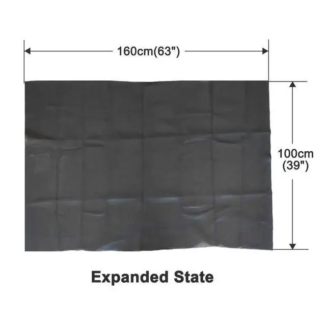 Alt view image 5 of 5 - Black Speaker Grille Cloth, Acoustic Transparent Fabric, 63x40 in | Fully Sound-Permeable, Dustproof & Stretchable, Ideal for Repairing and Refurbishing Speakers