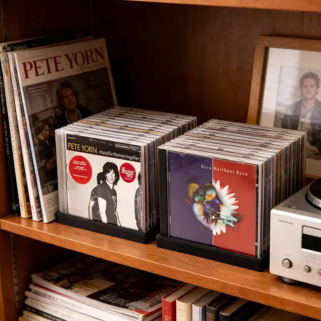 Alt view image 6 of 6 - 2PCS CD Storage Rack 24 Slots - Space Saving No Assembly CD Holder & Organizer Shelf for Living Room, Office - Ideal for Music Lovers & Collectors