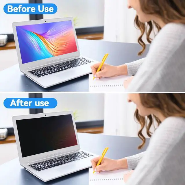 Alt view image 5 of 6 - 13.3 inch Laptop Privacy Screen Protector with 16:9 Aspect Ratio | Anti Peeping and Anti Glare Laptop Privacy Filter Compatible with HP/Lenovo/Dell/Acer/ASUS 13.3 inch Laptops