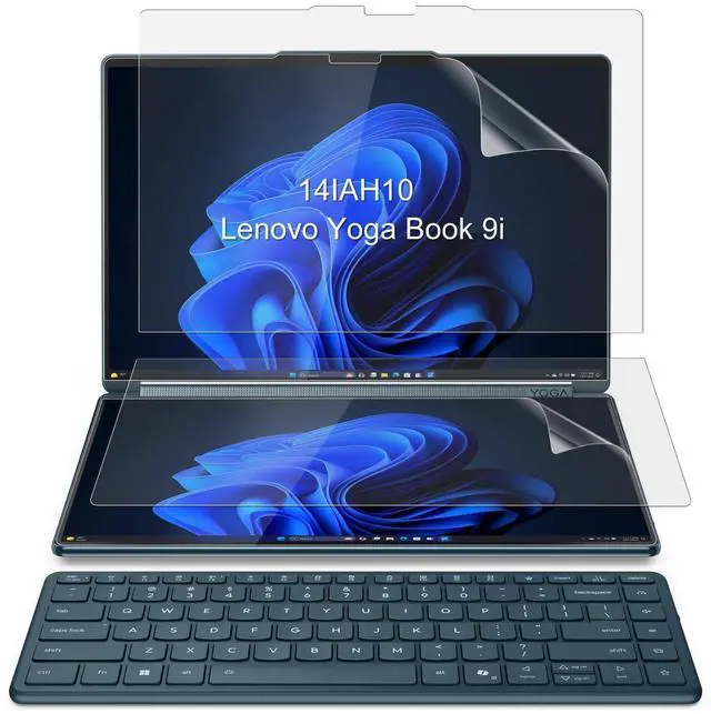 Main image of 4 Pack Anti Glare (Matte) Screen Protector for 2025 New Lenovo Yoga Book 9i Dual 14-Inch Touchscreen Laptop (Models:14IAH10), 2 Sets - Primary and Secondary Screens