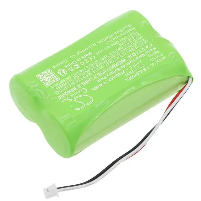 Alt view image 3 of 6 - 2700mAh 132-512886 2.4V High-Performance Replacement Battery for ILCO 79 Lock Dorma Kaba 79 Locks Kaba 790 Locks ILCO 132-512886 Dorma PA000497/2700mAh