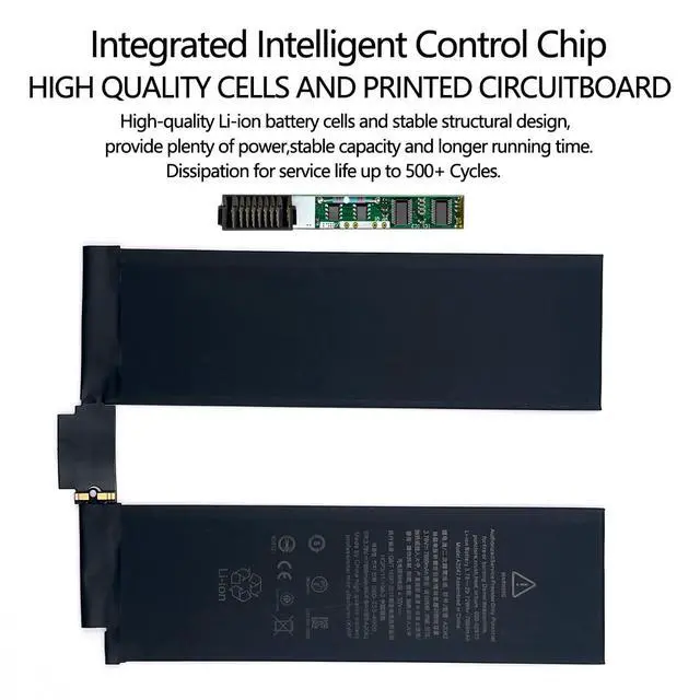Alt view image 4 of 5 - A2042 Battery Compatible with iPad Pro 11" 1st Gen 2018 A1964 A1979 A1980 A2013 with Tool Kit