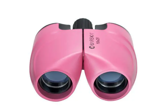 Alt view image 5 of 6 - Colorado 10x25 Compact Binoculars Lightweight Pink Binoculars with BK-7 Porro Prisms, Fully Coated Optics, Center Focus, Ideal for Hiking, Bird Watching & Travel