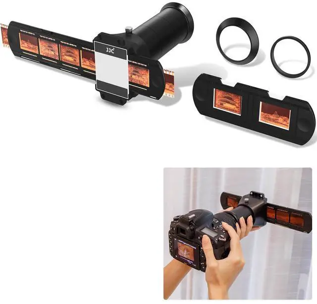 Main image of 35mm Photo Slide and Negative Film Digitizing Adapter Set Ket | 135 Slide and Negatives Film Digitizer Converter Copying Scanning with Holder