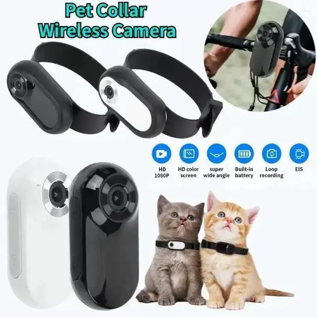 Alt view image 4 of 6 - Cat Camera Collar Catcampro POV 4 Hour 1080p HD Video Recording Pet-Friendly Cat Action *1M+ Social Media Followers* Indoor/Outdoor Camera No WiFi Needed (Black with SD Card)