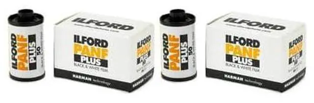 Main image of PAN F Plus, Black and White Print Film, 135 (35 mm), ISO 50, 36 Exposures 2-Pack