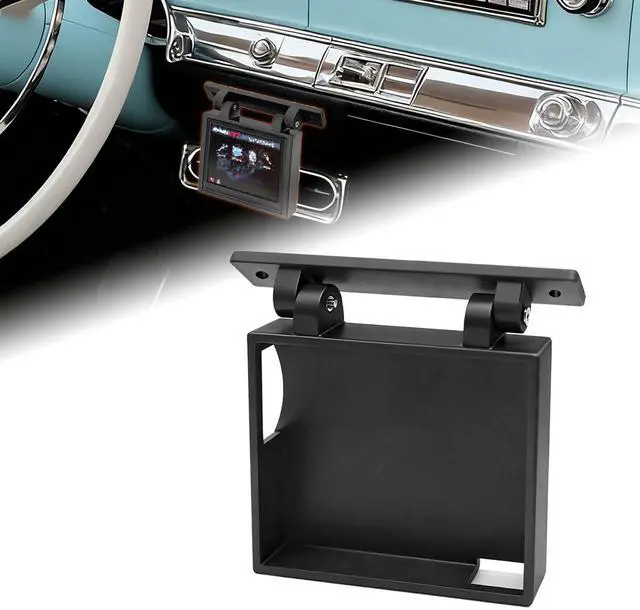 Main image of 3.5" Under Dash Bracket for Holley Sniper EFI, Terminator X & Dominator | Handheld Controller Display Mount, Reserved SD Card Slot and Cable Slot