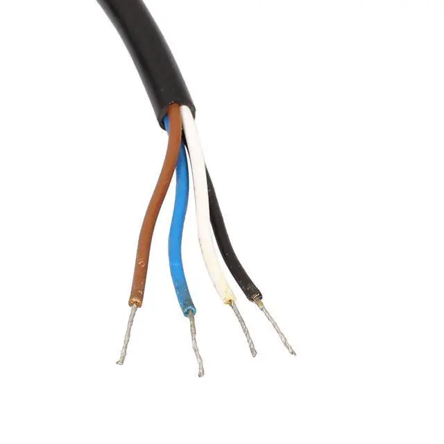 Alt view image 2 of 5 - M12 Female Straight 4 Pin Connector Aviation Socket Electrical Cable 2M (Pack of 2)