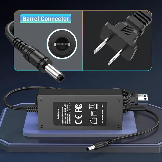 Alt view image 3 of 6 - 36V 3A 108W AC Adapter Compatible with Govee H706C Permanent Outdoor Lights | Charger Power Cord Fit for Govee H706C Lights Pro RGBIC LED Lights Halloween 75 Scene Modes Light Models SOY-3600300US-306