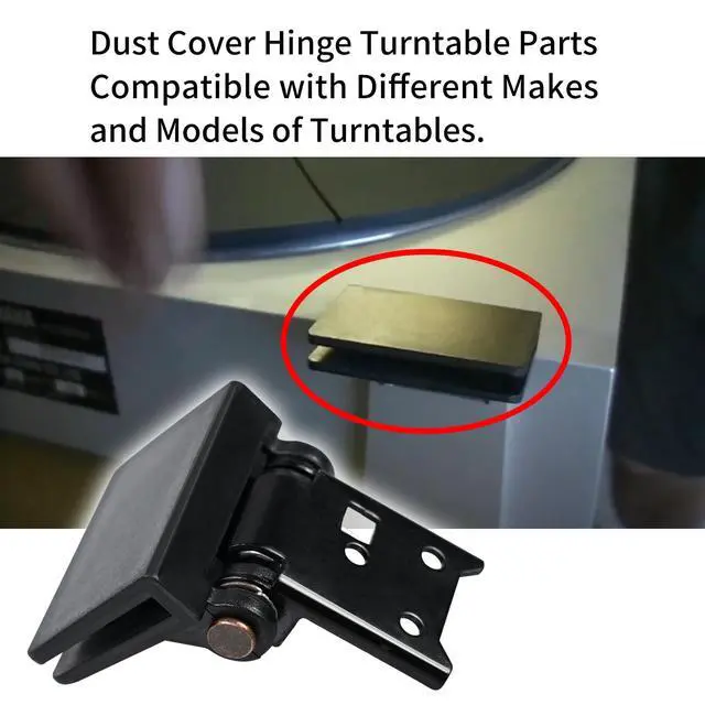 Alt view image 2 of 6 - 1Pcs Turntable Dust Cover Hinge Part for Different Make Models of Turntable | Dustcover Rotating Shaft Compatible with Yamaha P-200/P-220/Sony-PS-11/PS-22/PS-212/Siemens-RW777/Mitsubishi-DP-5/Akai AP-