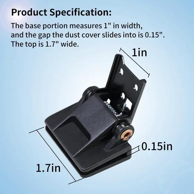 Alt view image 3 of 6 - 1Pcs Turntable Dust Cover Hinge Part for Different Make Models of Turntable | Dustcover Rotating Shaft Compatible with Yamaha P-200/P-220/Sony-PS-11/PS-22/PS-212/Siemens-RW777/Mitsubishi-DP-5/Akai AP-