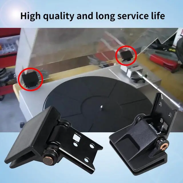 Alt view image 5 of 6 - 1Pcs Turntable Dust Cover Hinge Part for Different Make Models of Turntable | Dustcover Rotating Shaft Compatible with Yamaha P-200/P-220/Sony-PS-11/PS-22/PS-212/Siemens-RW777/Mitsubishi-DP-5/Akai AP-