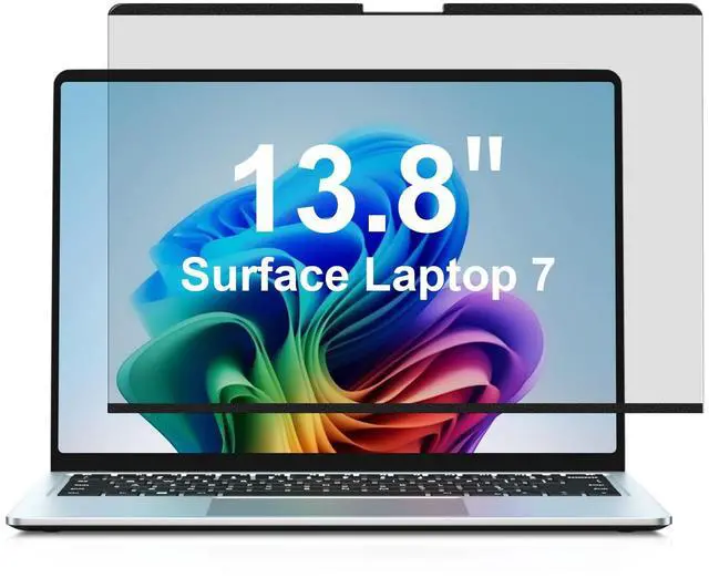 Main image of Magnetic Privacy Screen for 13.8 Inch Surface Laptop 7,Anti-Glare | Laptop Privacy Screen fits Microsoft Laptop models 2036 & 2107, Removable, Anti-Blue Light, Scratch-Resistant
