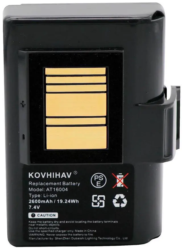 Main image of Upgrade Battery for Zebra ZQ520 Qln220 Qln320 Zr638 ZQ500 ZQ510 Printers,fits P1031365-025 P1031365-069 2600mAh
