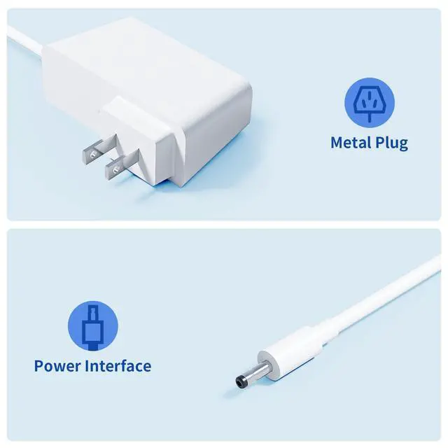 Alt view image 4 of 6 - 20V 1.5A Power for Lenovo Smart Clock Lenovo Smart Display 7/8/10 | Charger Adapter Cable for CD-24501F SD-8501F SD-X701B SD-X501F, PA-1300-42, SA18C47124, Not 12V, Not for PA-1300-41