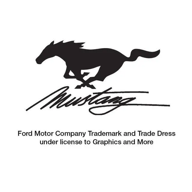 Alt view image 4 of 4 - Ford Mustang Logo Puffy Bubble Dome Scrapbooking Crafting Sticker Set