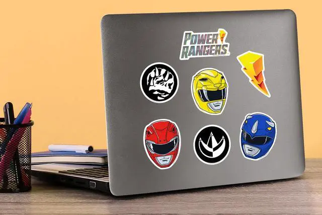 Alt view image 5 of 6 - Lightning Emblems & Iconic Designs for Laptop, Water Bottle & Suitcase