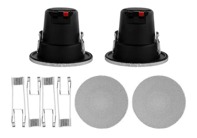 Alt view image 2 of 5 - Sound ECS 3.0 Edgeless Ultra Compact 3-inch In-Ceiling Speakers (Pair) White