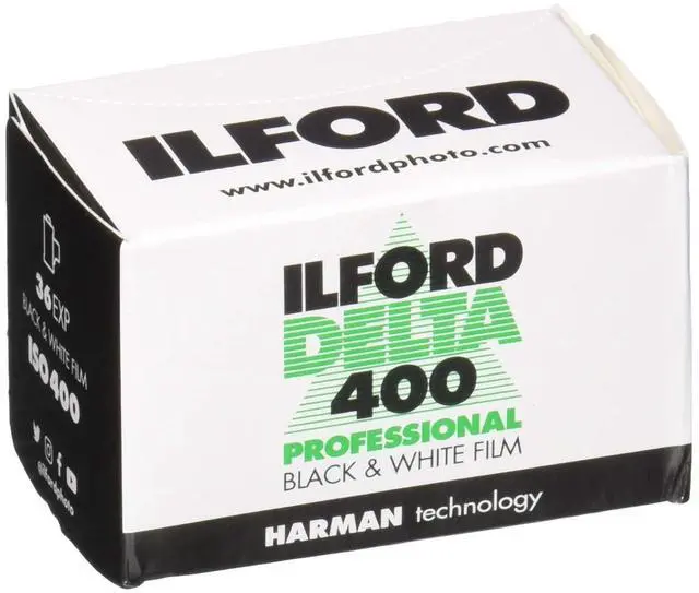 Main image of G Black and White 1748192 Delta Pro Fast Fine Grain Film, ISO 400, 35mm, 36 Exposures (3 Pack), Black/White